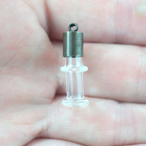 MINI FIOLKA SZKLANA