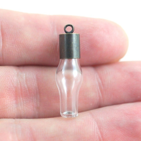 MINI FIOLKA SZKLANA Z BRZUSZKIEM MINI FIOLKA SZKLANA Z BRZUSZKIEM