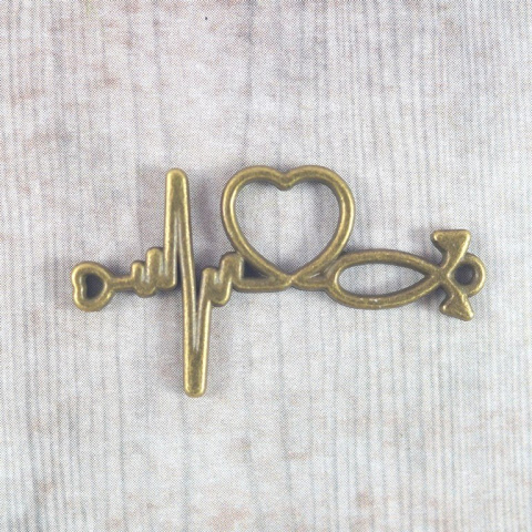 ZAWIESZKA ŁĄCZNIK EKG SERCE ZAWIESZKA ŁĄCZNIK EKG SERCE