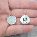 BAZA KLIPSA SREBRNA 14 mm 2szt BAZA KLIPSA SREBRNA 14 mm 2szt