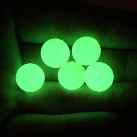 KORALIKI FLUORESCENCYJNE ŻÓŁTE 10 mm 5 szt. KORALIKI FLUORESCENCYJNE ŻÓŁTE 10 mm 5 szt.