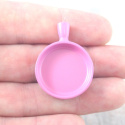 MINI PATELNIA METALOWA CIEMNORÓŻOWA