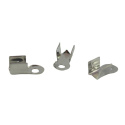 KOŃCÓWKA ZACISK SREBRNA 12x4 mm 10 szt. KOŃCÓWKA ZACISK SREBRNA 12x4 mm 10 szt.