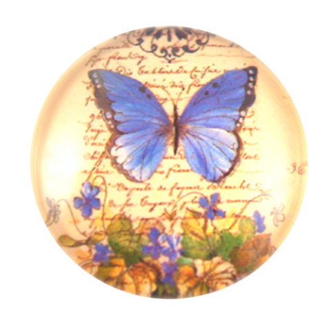 KABOSZON SZKLANY MOTYL 20 mm. KABOSZON SZKLANY MOTYL 20 mm.