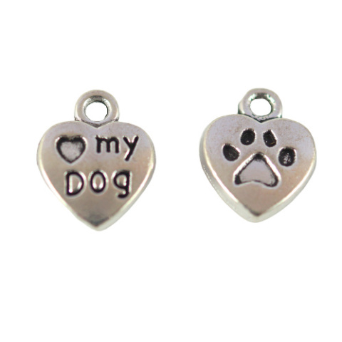 ZAWIESZKA SREBRNA SERCE I LOVE MY DOG ZAWIESZKA SREBRNA SERCE I LOVE MY DOG