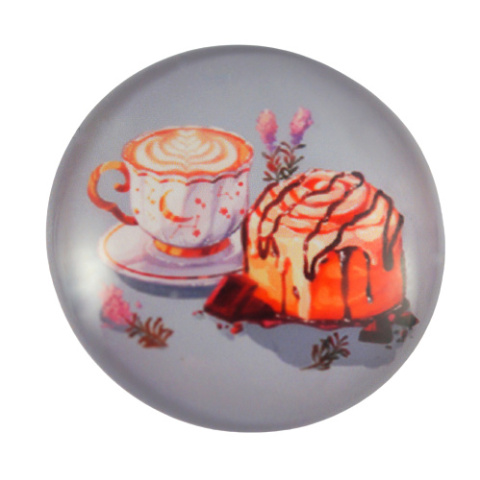 KABOSZON SZKLANY MUFFINKA Z KAWĄ 20 mm KABOSZON SZKLANY MUFFINKA Z KAWĄ 20 mm