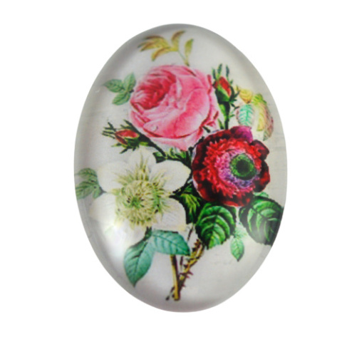 KABOSZON SZKLANY OWALNY 13X18mm KABOSZON SZKLANY OWALNY 13X18mm