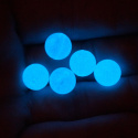 KORALIKI FLUORESCENCYJNE NIEBIESKIE 12 mm 5 szt. KORALIKI FLUORESCENCYJNE NIEBIESKIE 12 mm 5 szt.