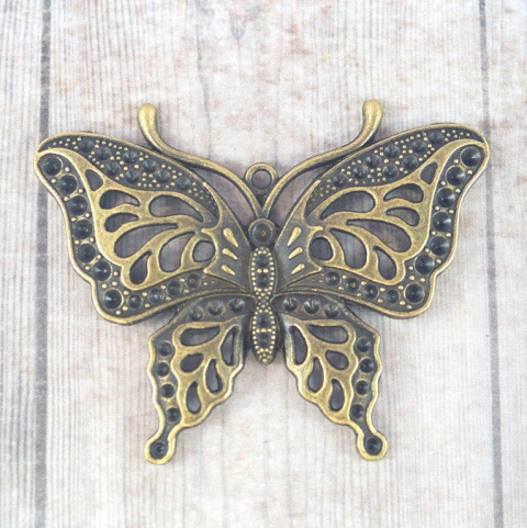 ZAWIESZKA STARE ZŁOTO DUŻY MOTYL ZAWIESZKA STARE ZŁOTO DUŻY MOTYL
