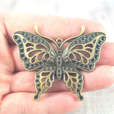 ZAWIESZKA STARE ZŁOTO DUŻY MOTYL ZAWIESZKA STARE ZŁOTO DUŻY MOTYL