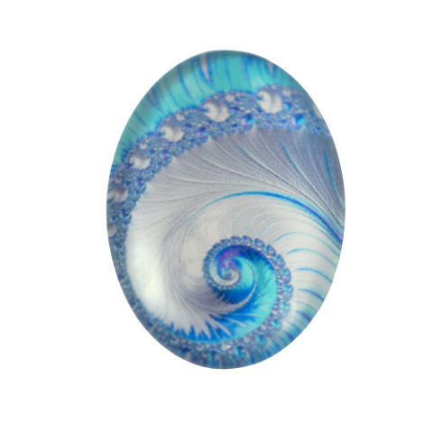 KABOSZON SZKLANY OWALNY ZAKRĘCONY18x25 mm. KABOSZON SZKLANY OWALNY ZAKRĘCONY18x25 mm.