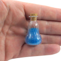 MINI BUTELECZKA SZKLANA FALOWANA