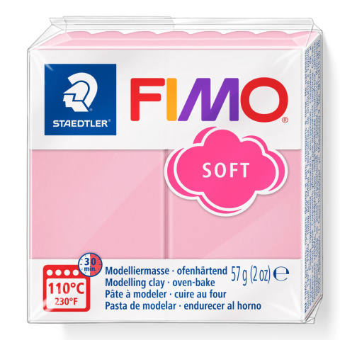 FIMO SOFT RÓŻOWA TRUSKAWKA BŁĘKIT T21