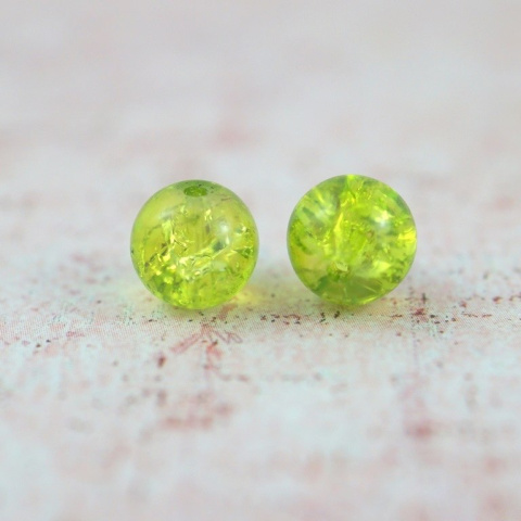 KORALIK "PĘKNIĘTE SZKŁO" GROSZKOWY 7,5 mm. 18 szt. KORALIK "PĘKNIĘTE SZKŁO" GROSZKOWY 7,5 mm. 18 szt.