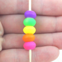 KORALIK OPONKA NEONOWA FIOLETOWA 10 mm 5 szt.