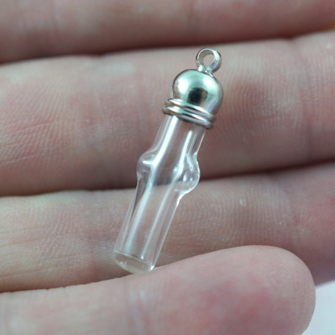 MINI FIOLKA SZKLANA Z BRZUSZKIEM