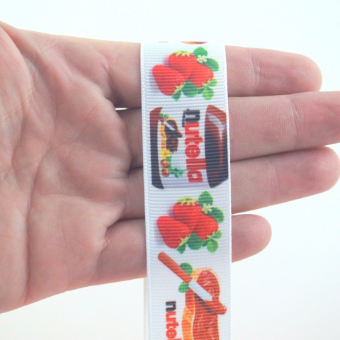 WSTĄŻKA OZDOBNA NUTELLA WSTĄŻKA OZDOBNA NUTELLA