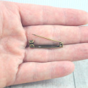 BAZA BROSZKI STARE ZŁOTO 2 szt. 25 mm. BAZA BROSZKI STARE ZŁOTO 2 szt. 25 mm.