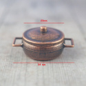 MINI GARNEK METALOWY PATYNOWANA MIEDŹ MINI GARNEK METALOWY PATYNOWANA MIEDŹ